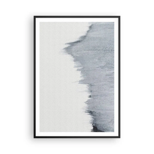 Poster in een zwarte lijst - Mysterieuze tekst - 70x100 cm