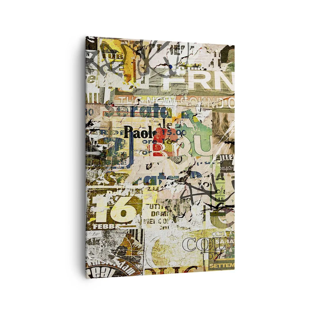 Schilderen op canvas - O, het gebeurt... - 70x100 cm