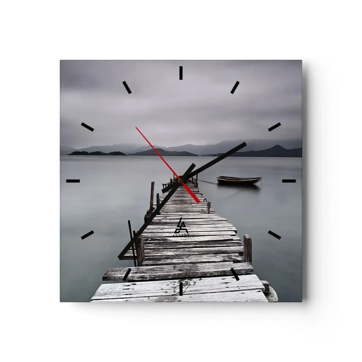 Wandklok - Klok - Je kunt morgen gaan - 40x40 cm