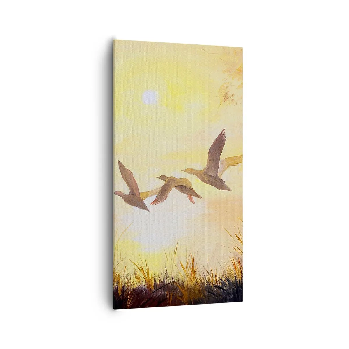 Schilderen op canvas - Het begin van een lange reis - 65x120 cm