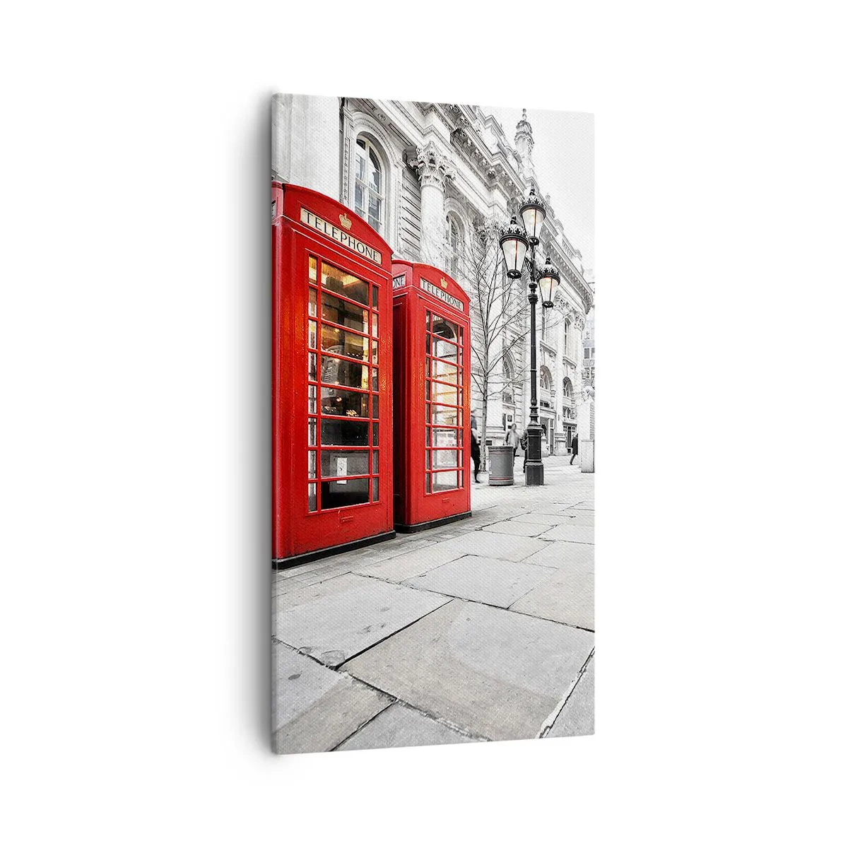 Schilderen op canvas - Welkom in Londen - 55x100 cm