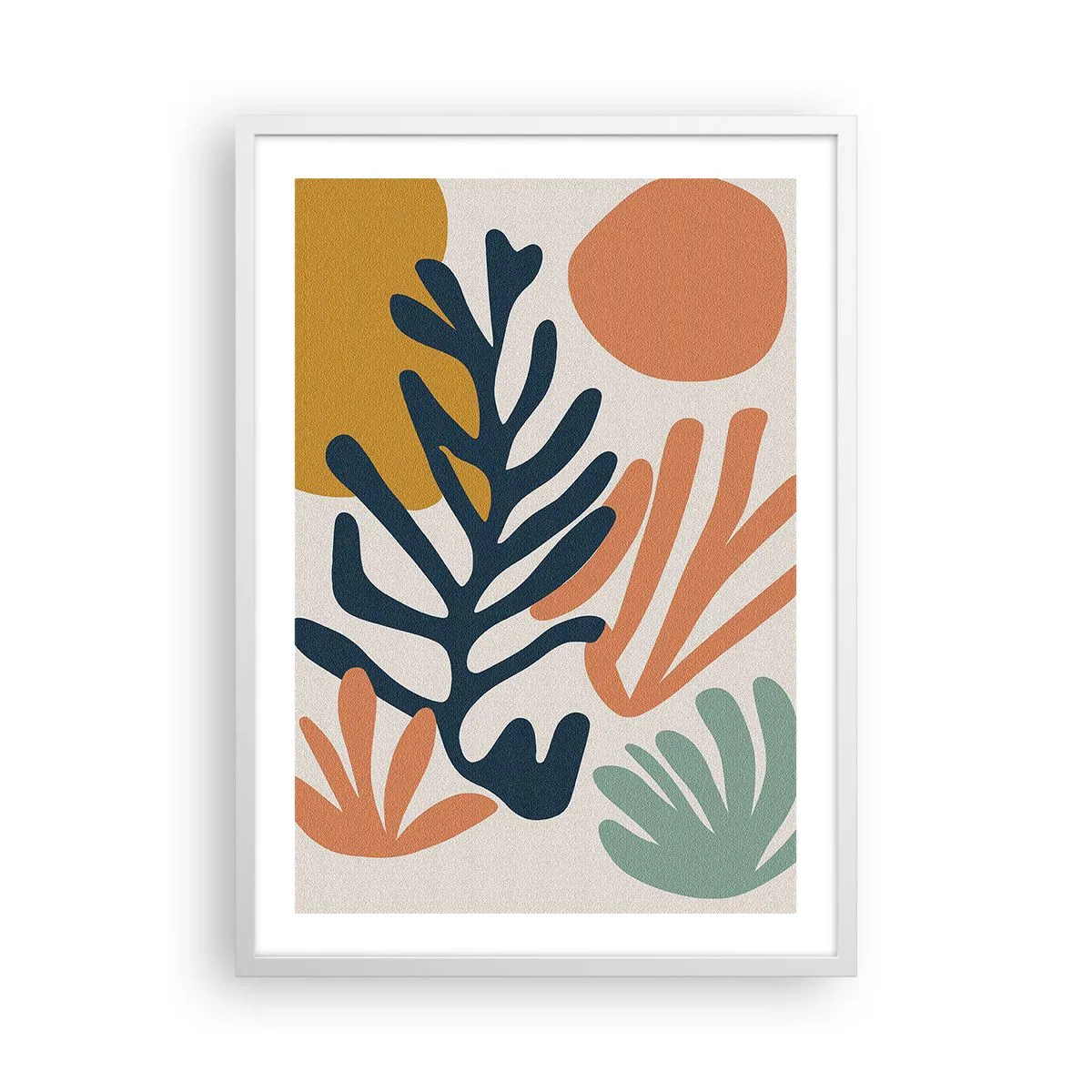 Poster in een witte lijst - Koraalzeeën - 50x70 cm