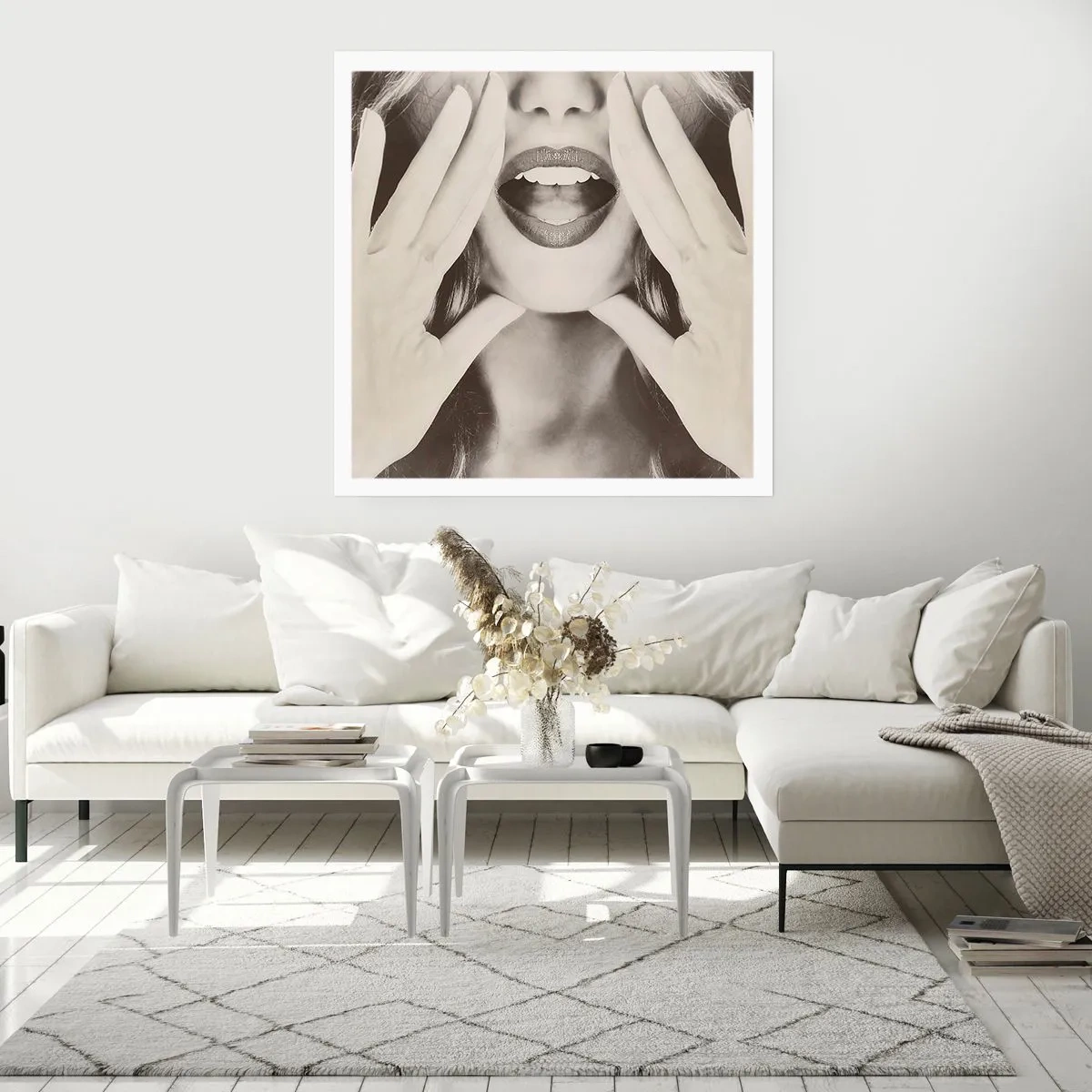 Poster - Ik kom al! - 60x60 cm