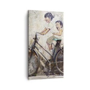 Schilderen op canvas - Waar of niet waar? - 45x80 cm