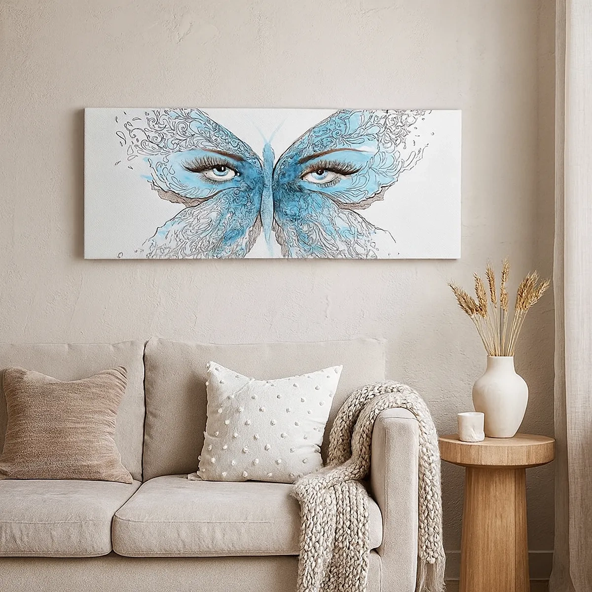 Schilderen op canvas - Eros pimpelmees - 30x30 cm