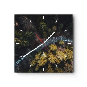 Wandklok - Klok - Snel, sneller en sneller - 30x30 cm