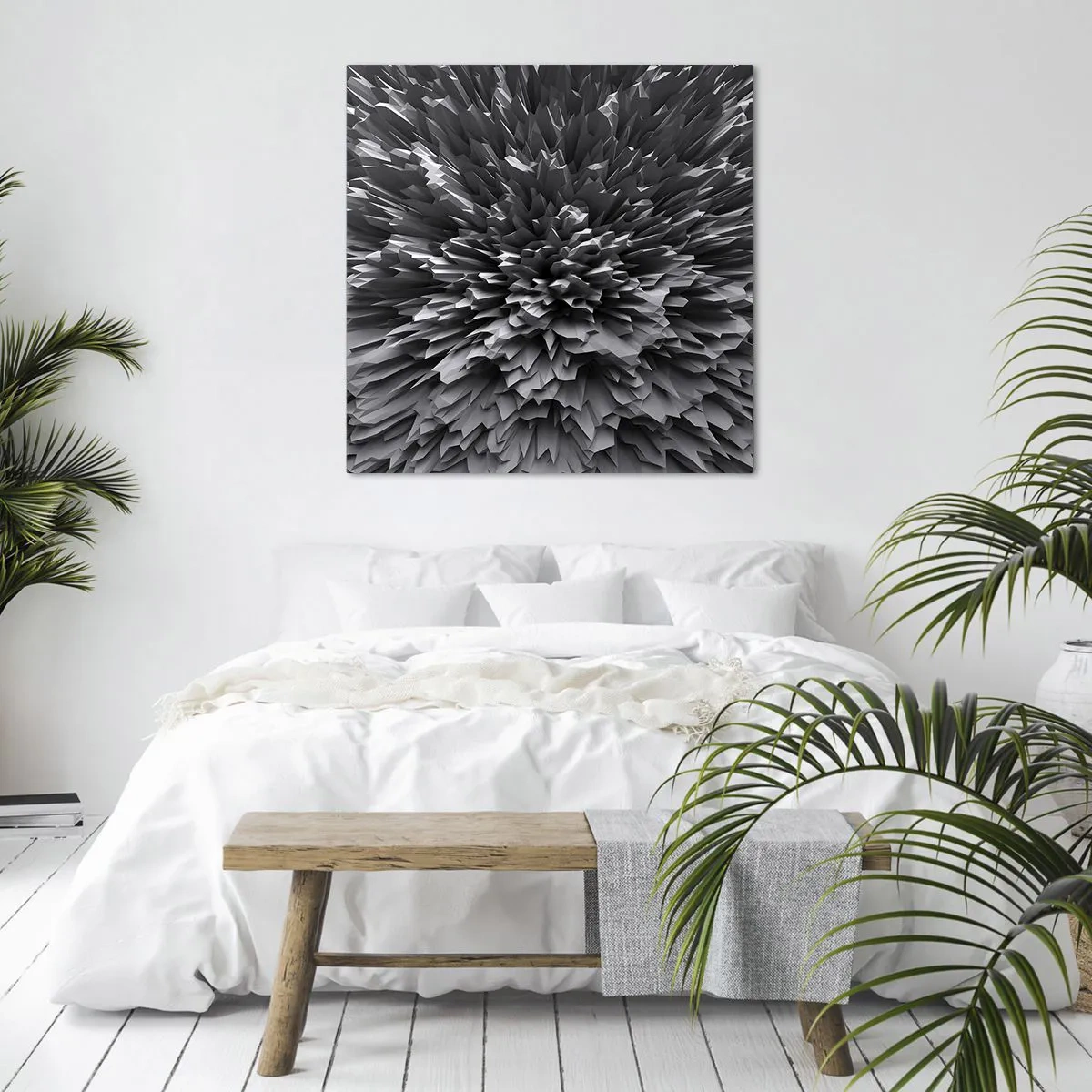 Schilderen op canvas - Strikter kan het niet - 50x50 cm