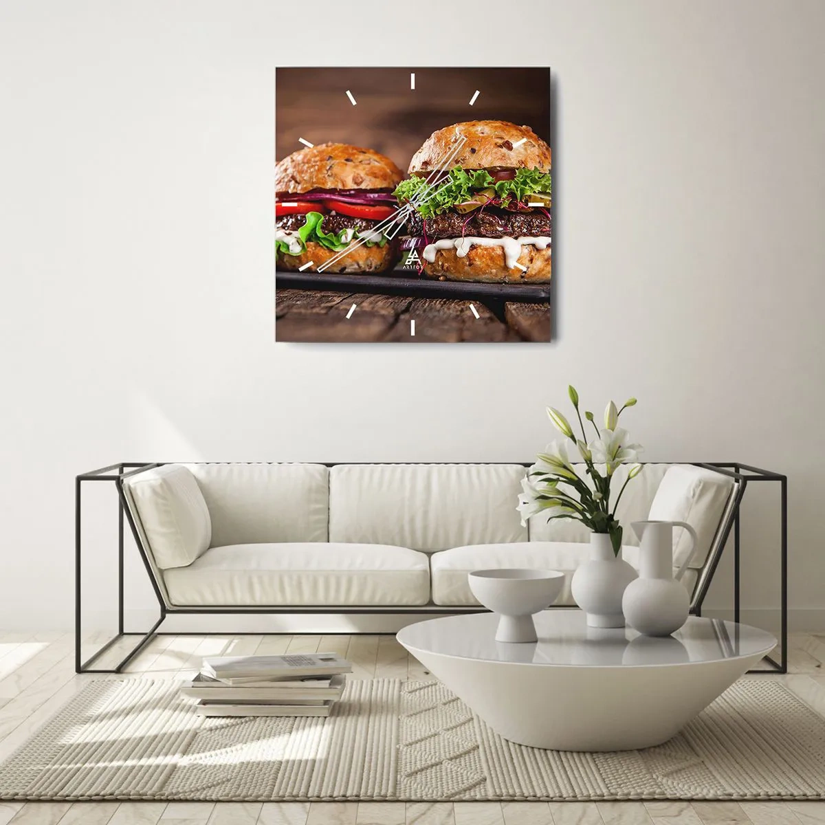 Wandklok - Klok - Amerikaanse droom - 30x30 cm
