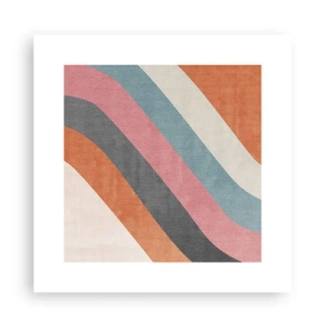 Poster - Diagonale compositie – beweging - 30x30 cm