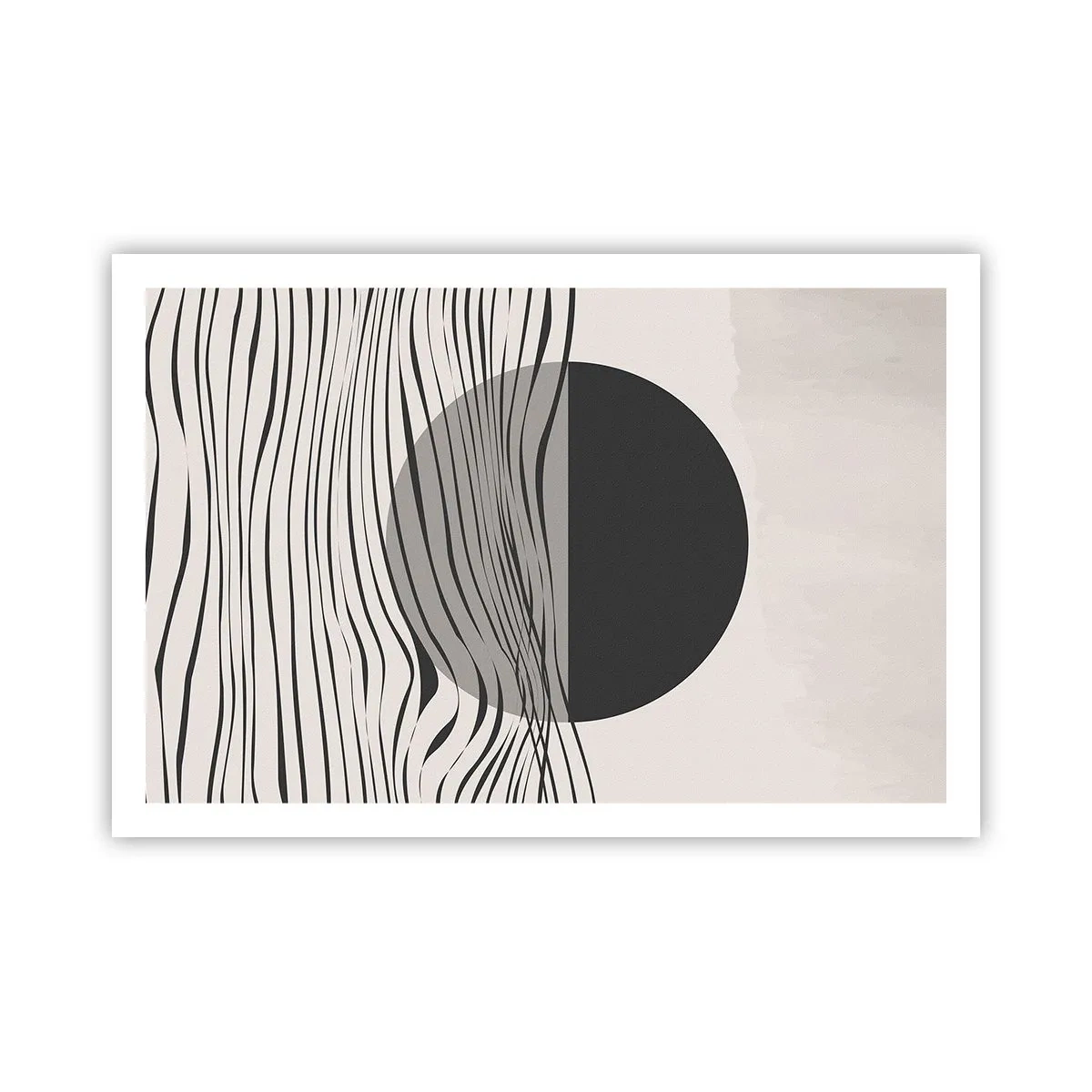 Poster - Halve compositie - 91x61 cm