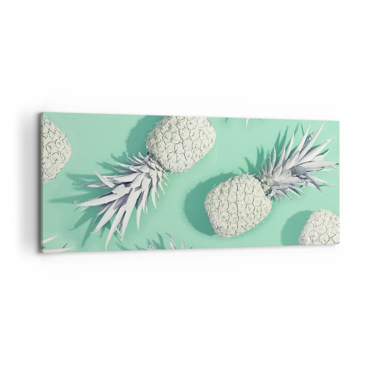 Schilderen op canvas - Het gaat goed met munt - 120x50 cm