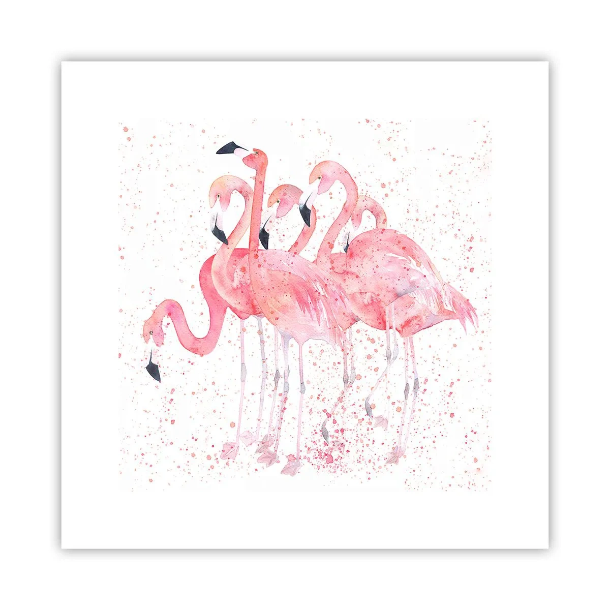 Poster - Roze ensemble - 30x30 cm
