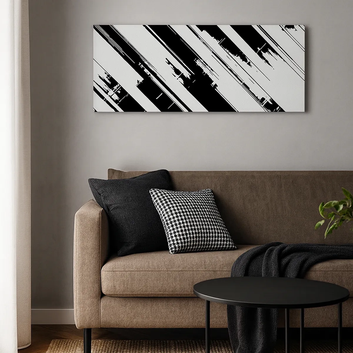 Schilderen op canvas - Een intense en dynamische compositie - 30x30 cm