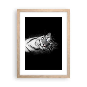 Een poster in een licht eiken lijst - Wildheid en vrede - 30x40 cm