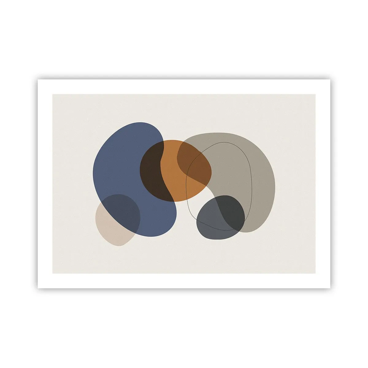 Poster - Kleur druppels - 70x50 cm