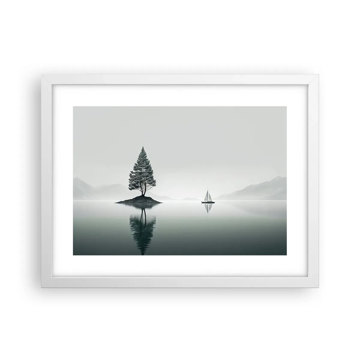 Poster in een witte lijst - Droom - 40x30 cm