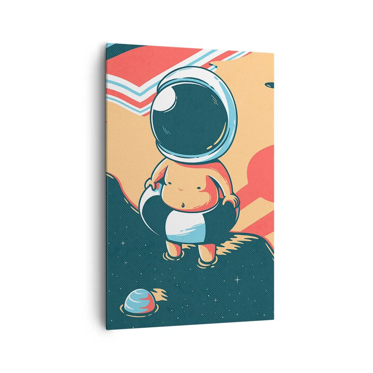 Schilderen op canvas - Vanuit een ander perspectief - 80x120 cm