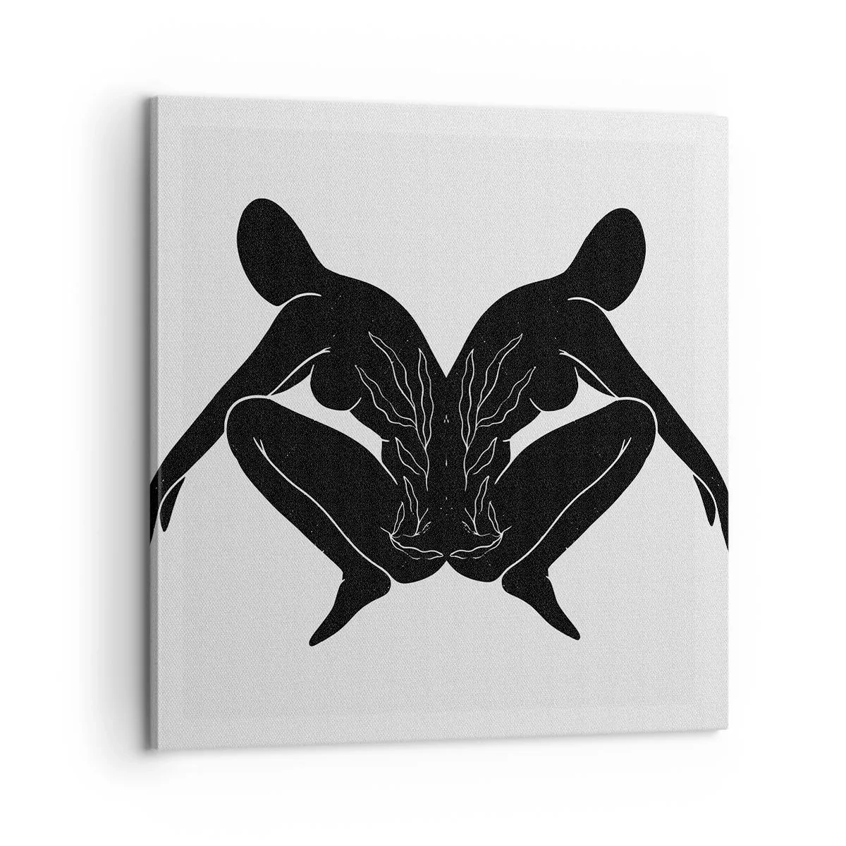 Schilderen op canvas - Een gemeenschappelijke ziel - 60x60 cm