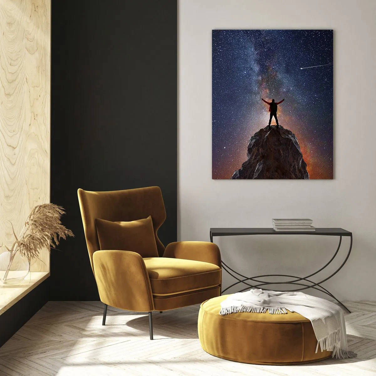 Schilderen op glas - De Kracht is bij mij! - 50x70 cm