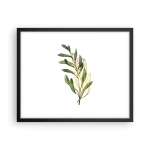 Poster in een zwarte lijst - Alles wat goed is - 50x40 cm