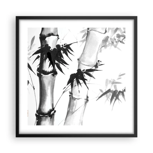 Poster in een zwarte lijst - Close-up op het oosten - 50x50 cm