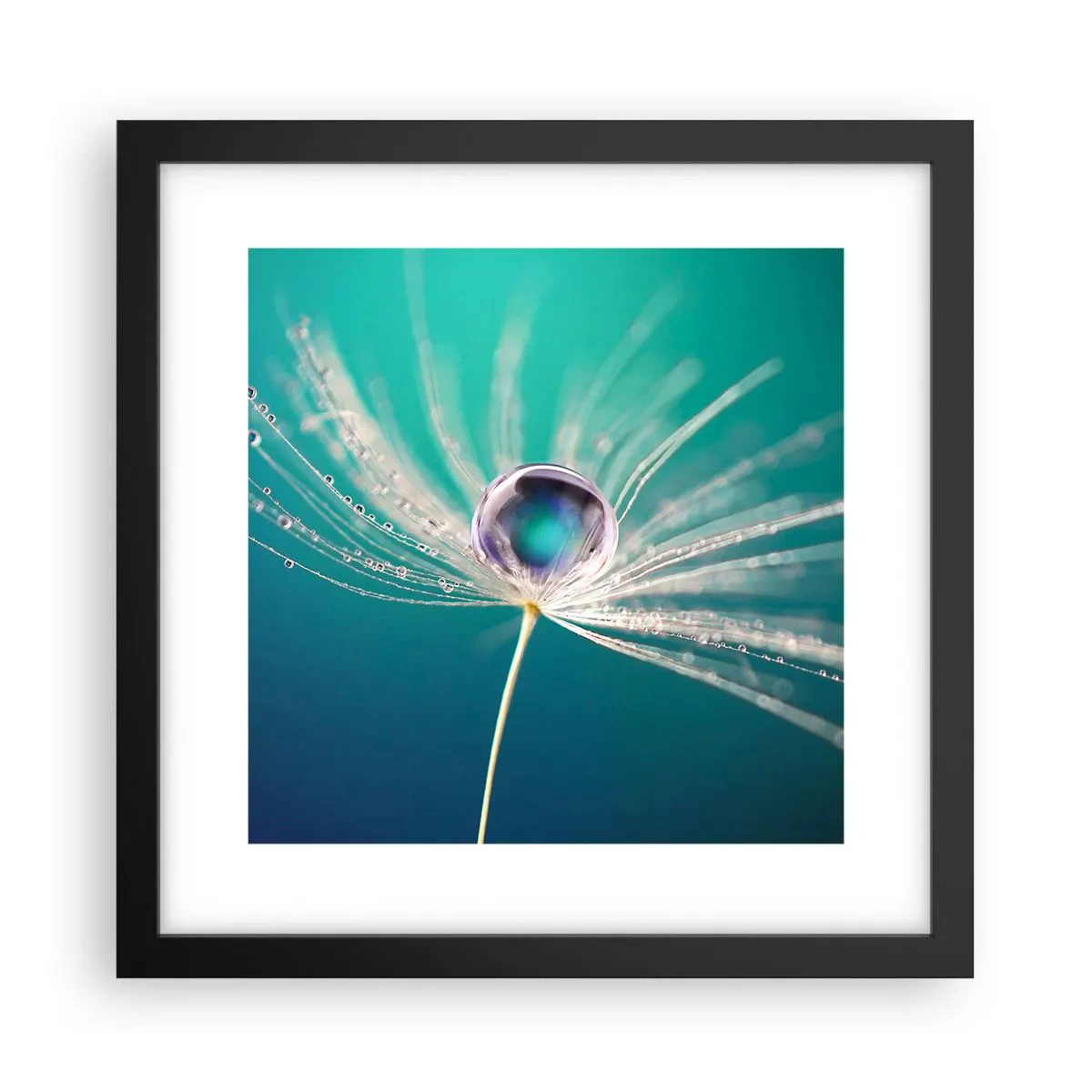 Poster in een zwarte lijst - Mystiek moment - 30x30 cm
