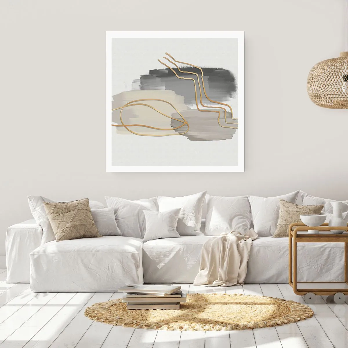 Poster - Duur en beweging - 50x50 cm