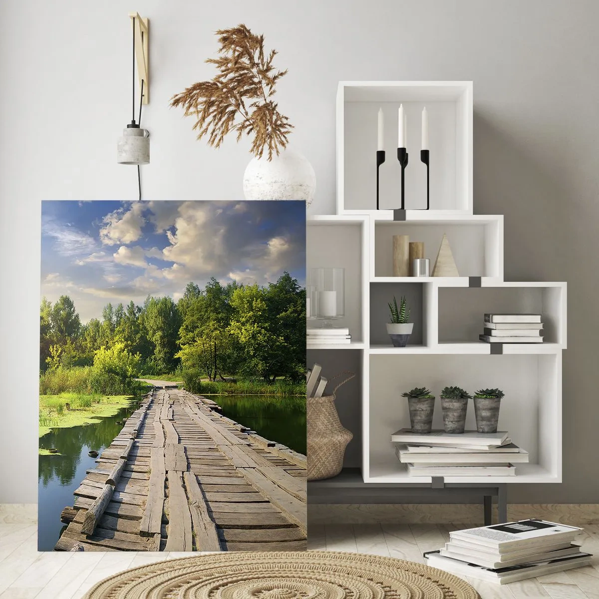 Schilderen op glas - Zomer, zomer overal - 80x120 cm