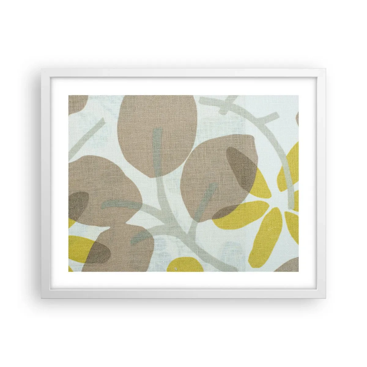 Poster in een witte lijst - Compositie in volle zon - 50x40 cm