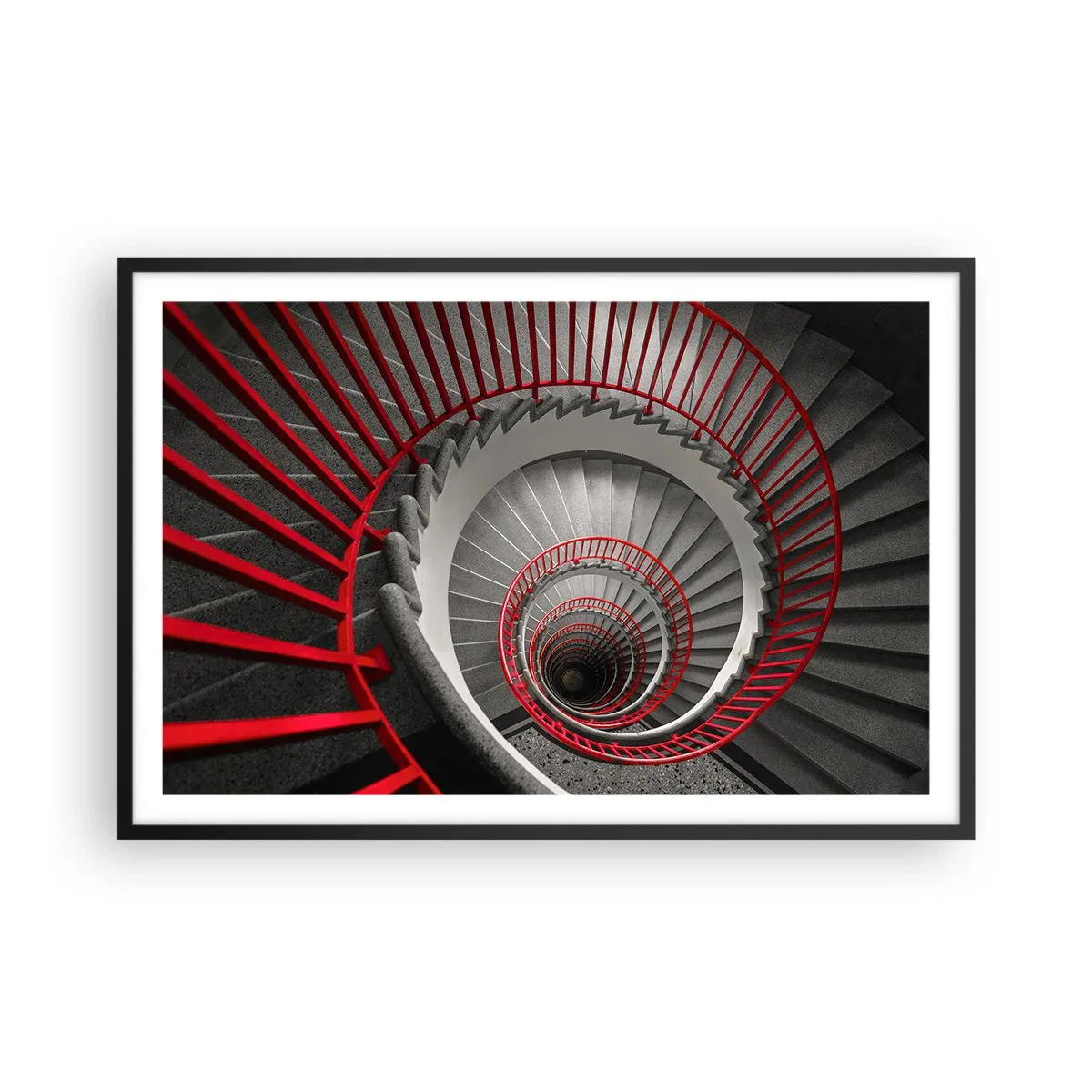 Poster in een zwarte lijst - Architectuur plezier - 91x61 cm