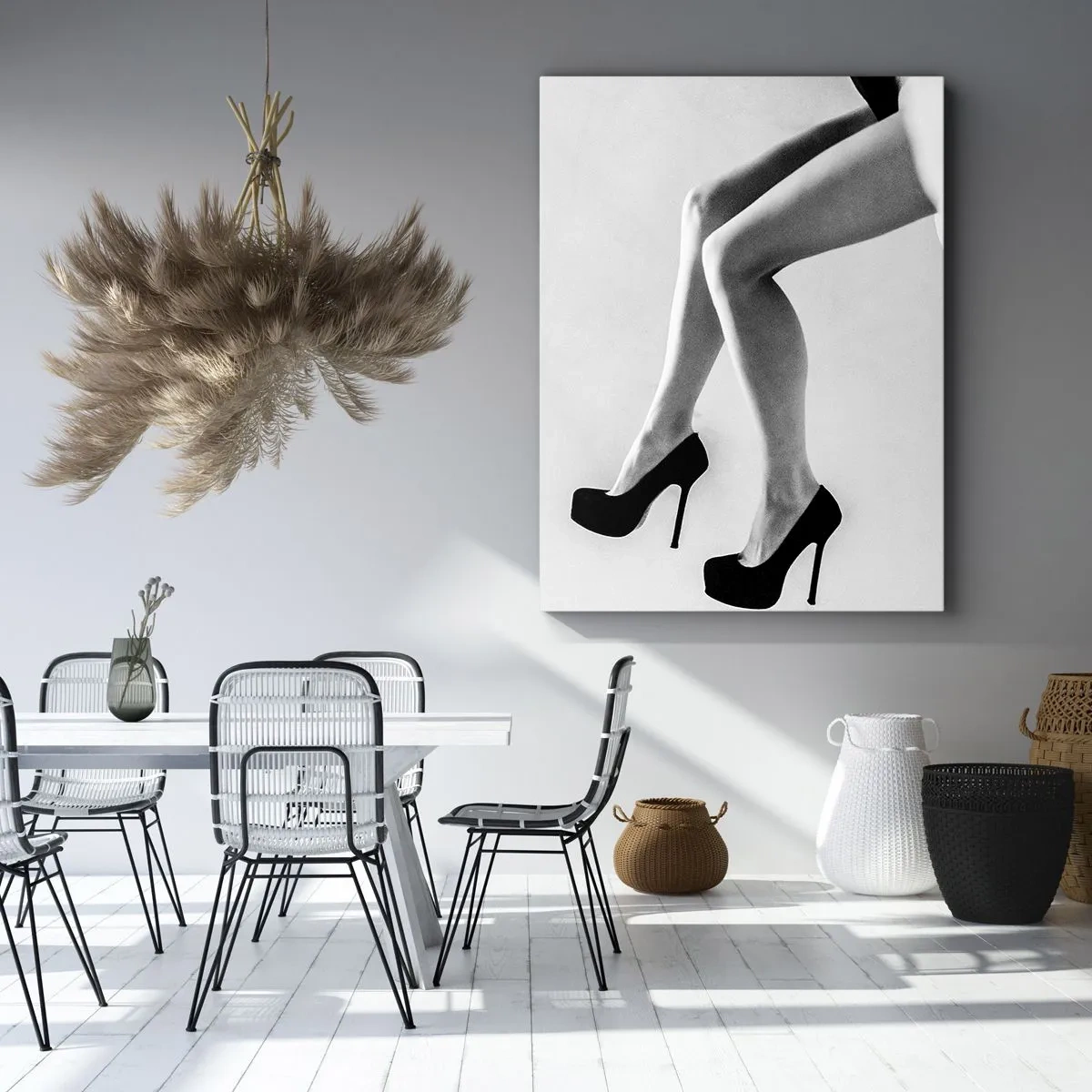 Schilderen op canvas - Eeuwige vrouwelijkheid - 55x100 cm