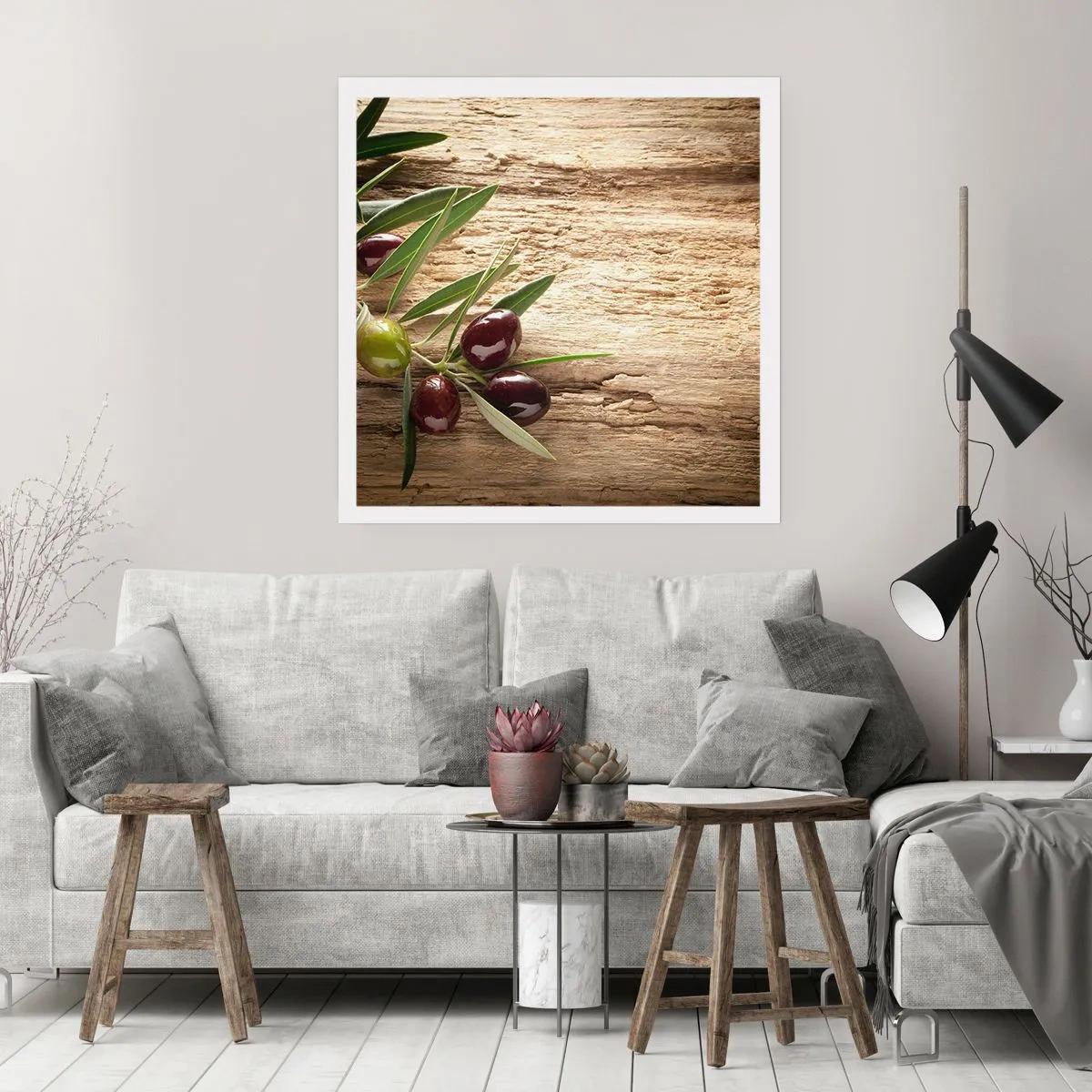 Poster - Rechtstreeks uit de natuur - 40x40 cm