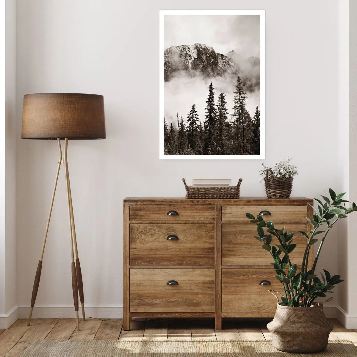 Poster - Granieten liniaal - 61x91 cm