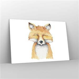 Schilderen op glas - Vossenstemmingen - 120x80 cm