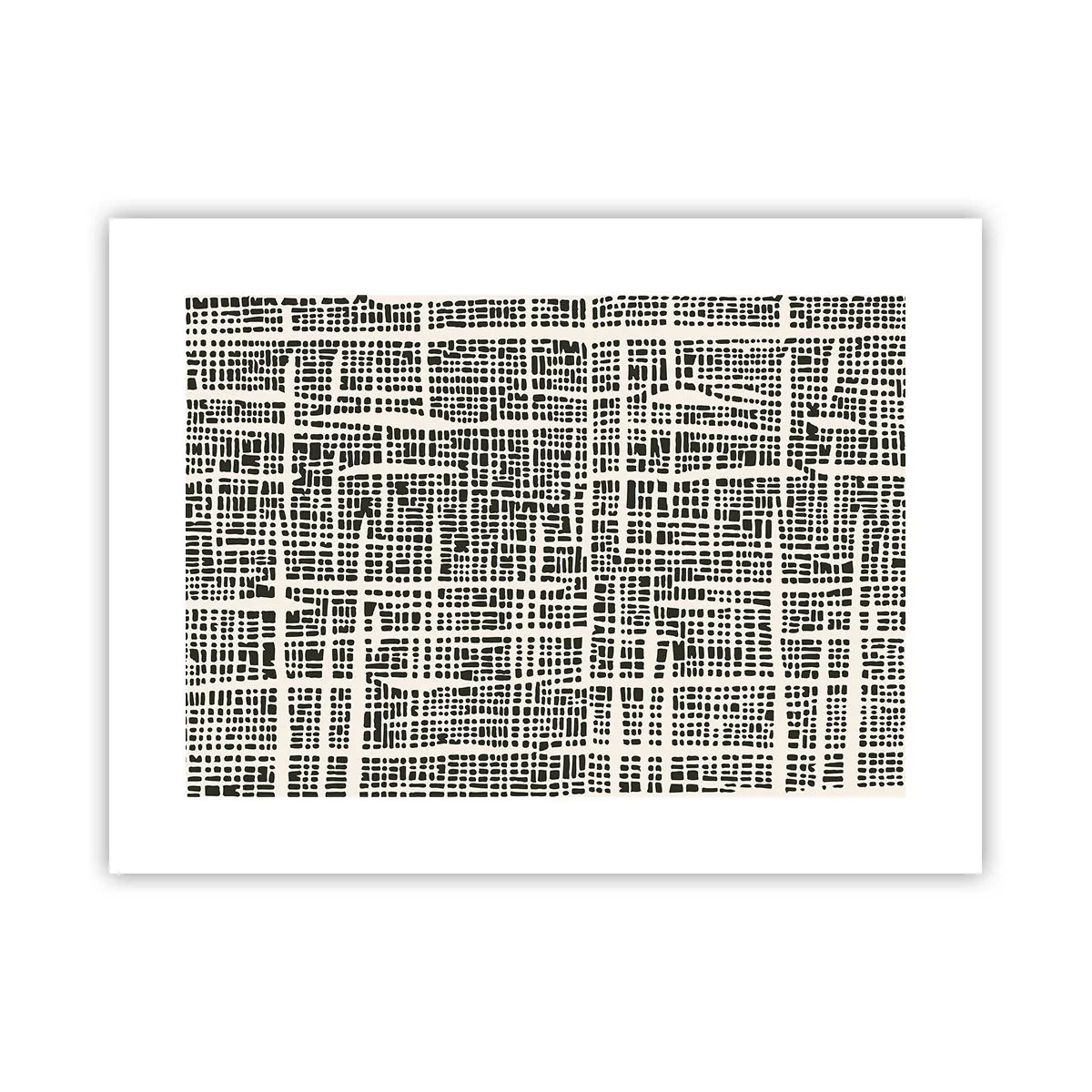 Poster - Geweven compositie - 40x30 cm