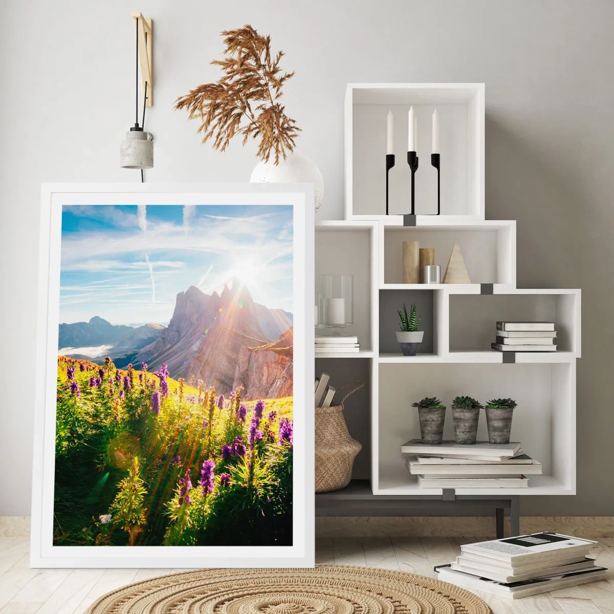 Poster in een witte lijst - Het geheime leven van kruiden - 30x40 cm