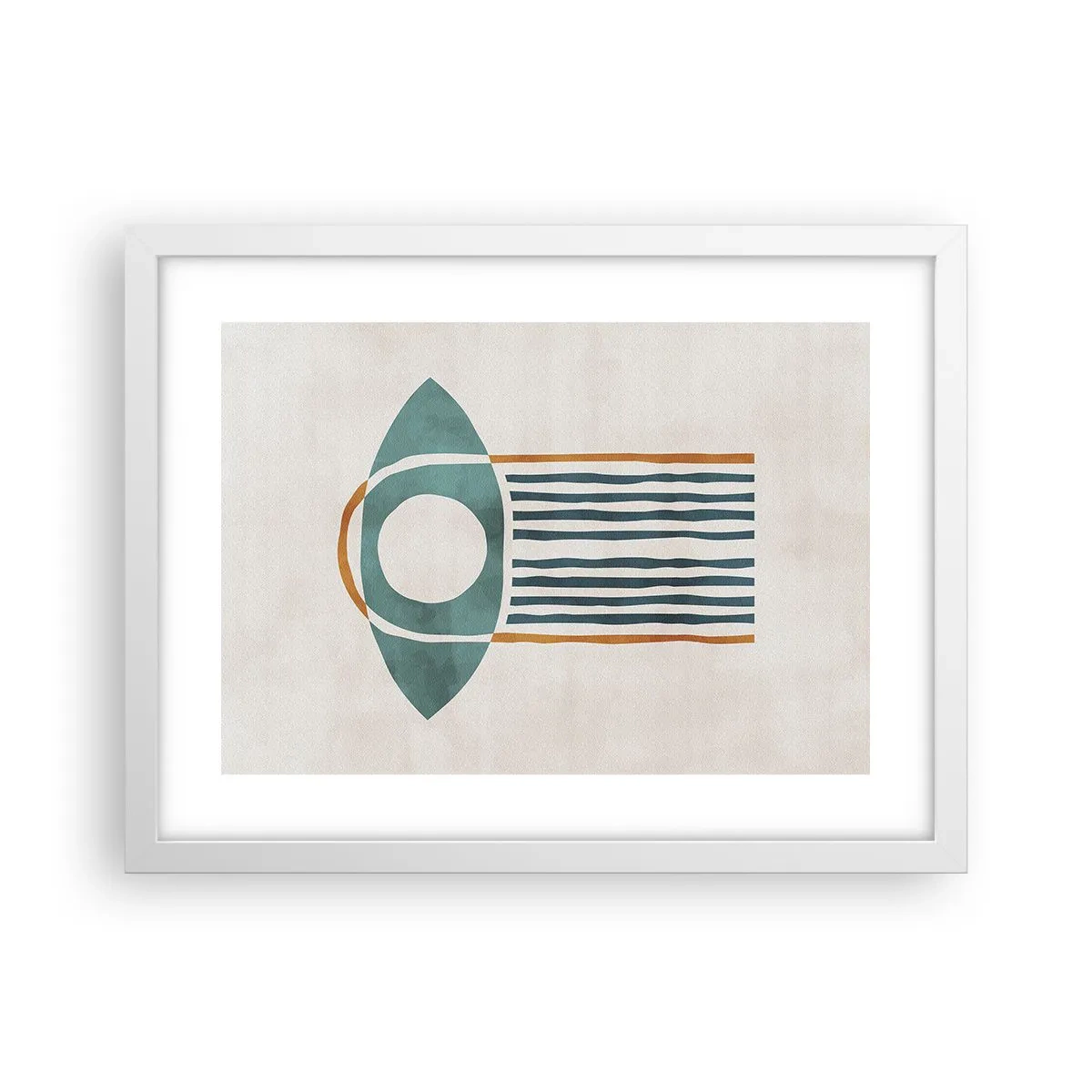 Poster in een witte lijst - Tekens en rituelen - 40x30 cm
