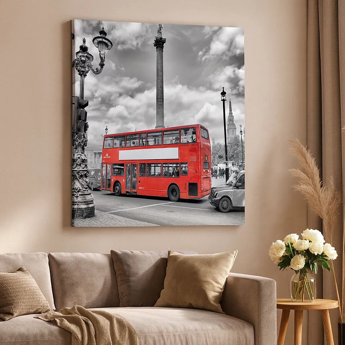 Schilderen op canvas - De echte bloedbaan van de stad - 30x30 cm