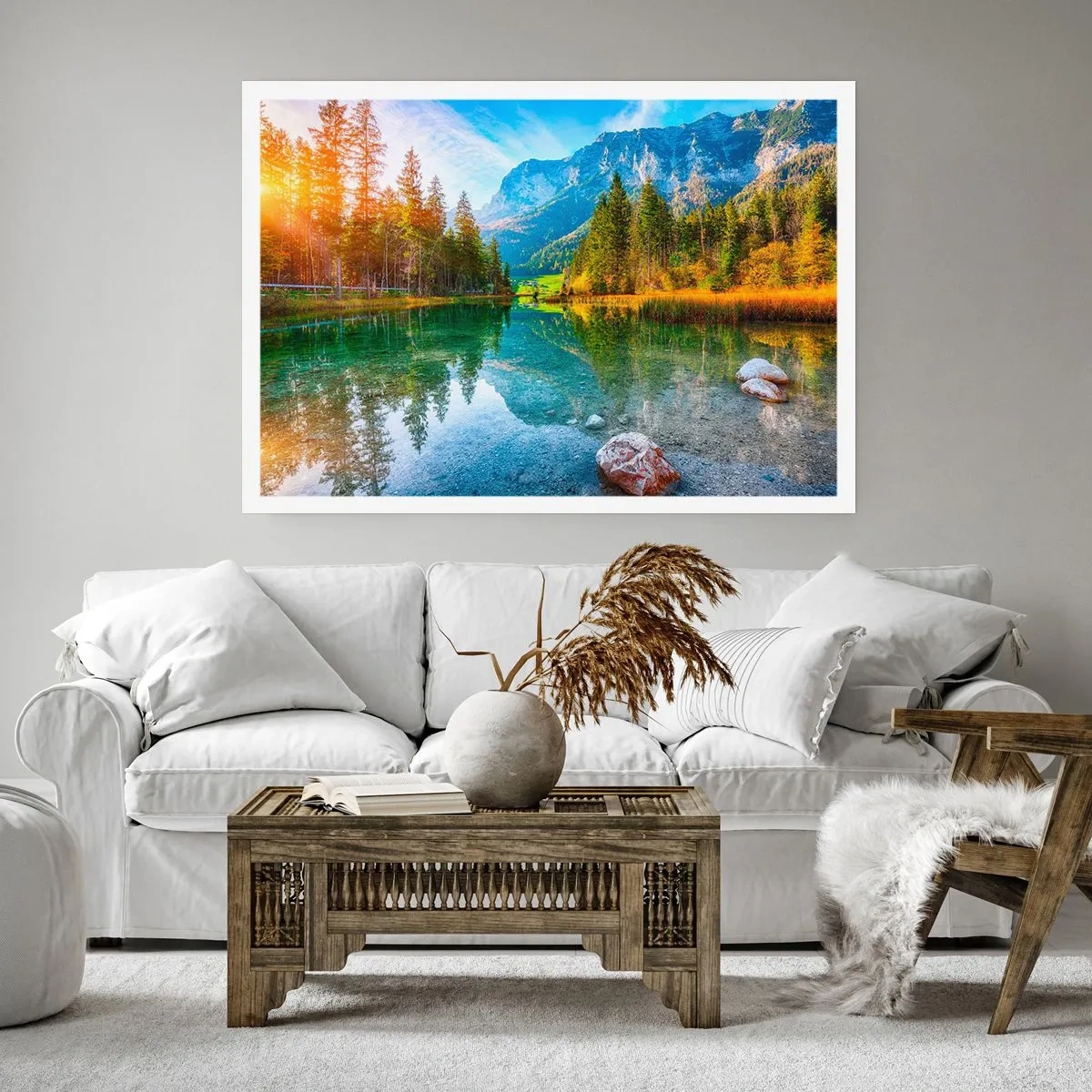 Poster - De zachtheid van de herfst - 100x70 cm