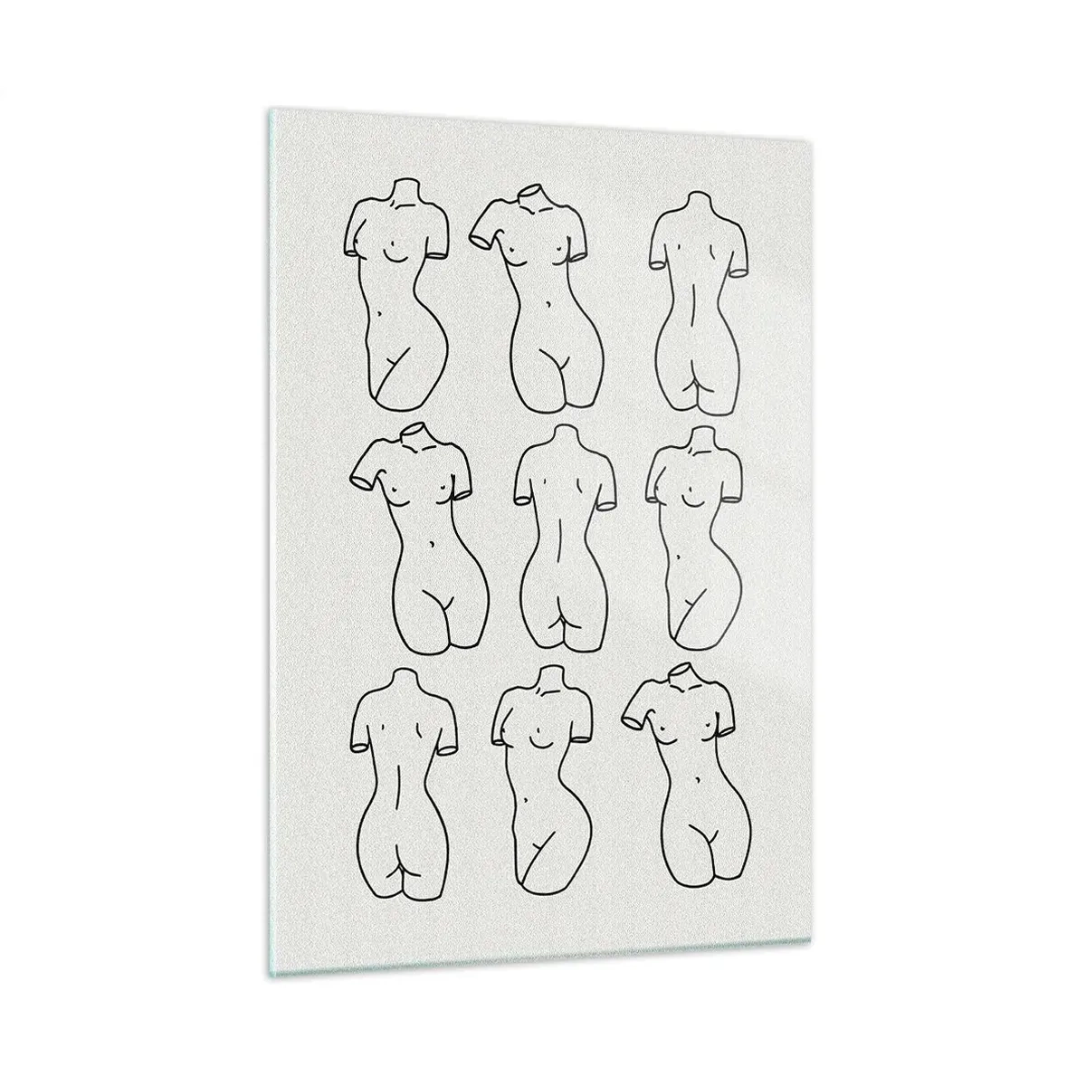 Schilderen op glas - Alleen Venus - 50x70 cm