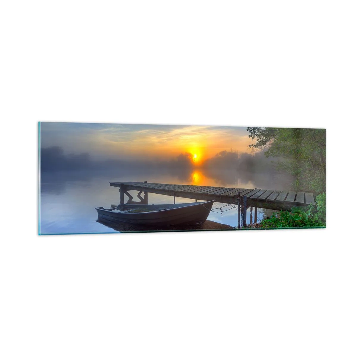 Schilderen op glas - Hoe gewoon verandert in magie - 90x30 cm