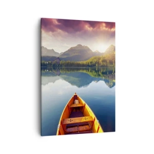 Schilderen op canvas - Niets tegen de natuur - 50x70 cm