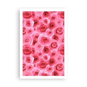 Poster - Rozen onder en boven - 61x91 cm