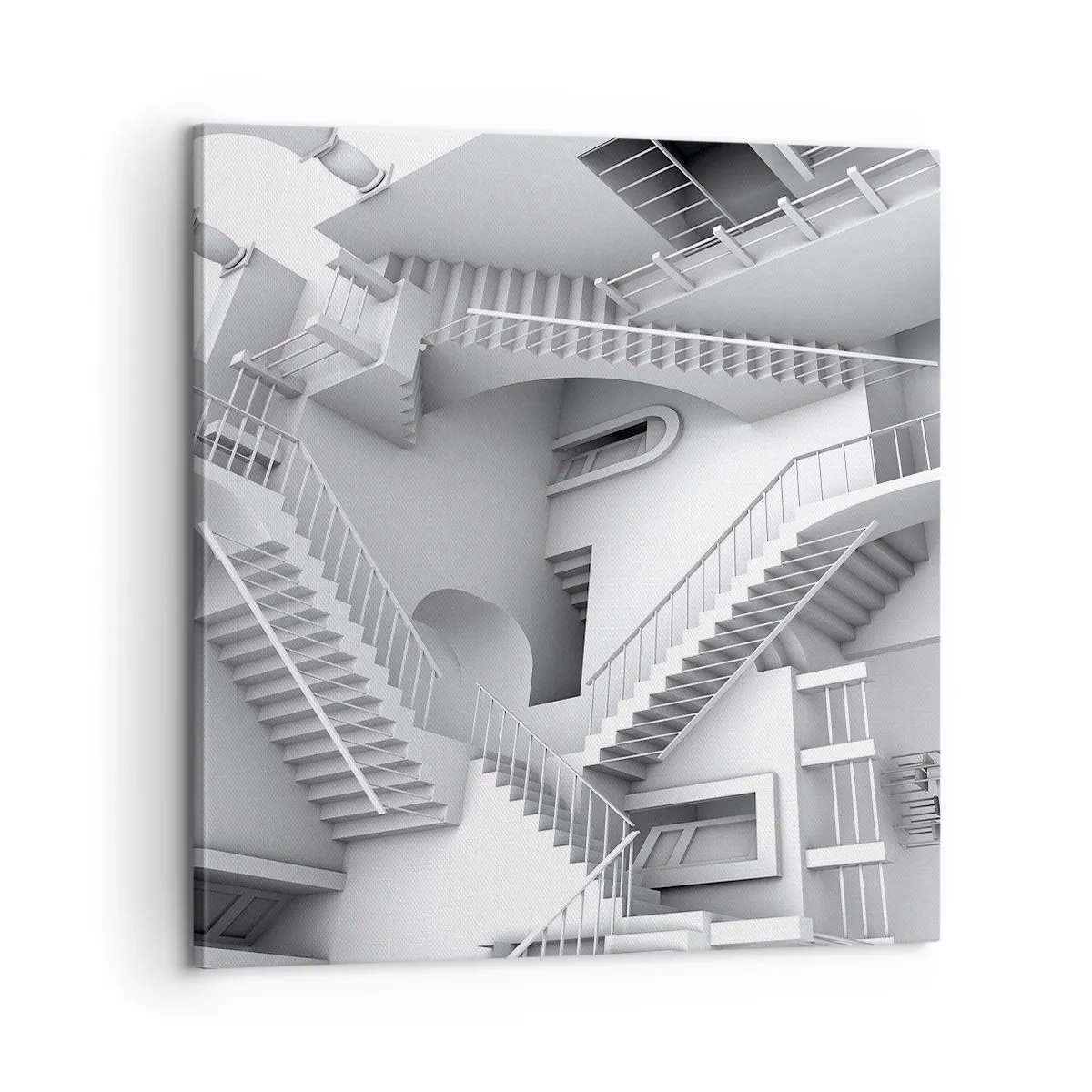 Schilderen op canvas - De paradoxen van de ruimte - 60x60 cm