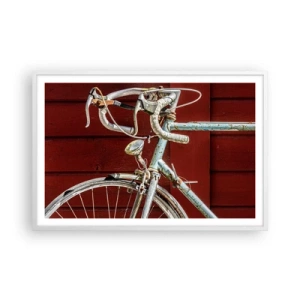 Poster in een witte lijst - Gecreëerd om te winnen - 91x61 cm