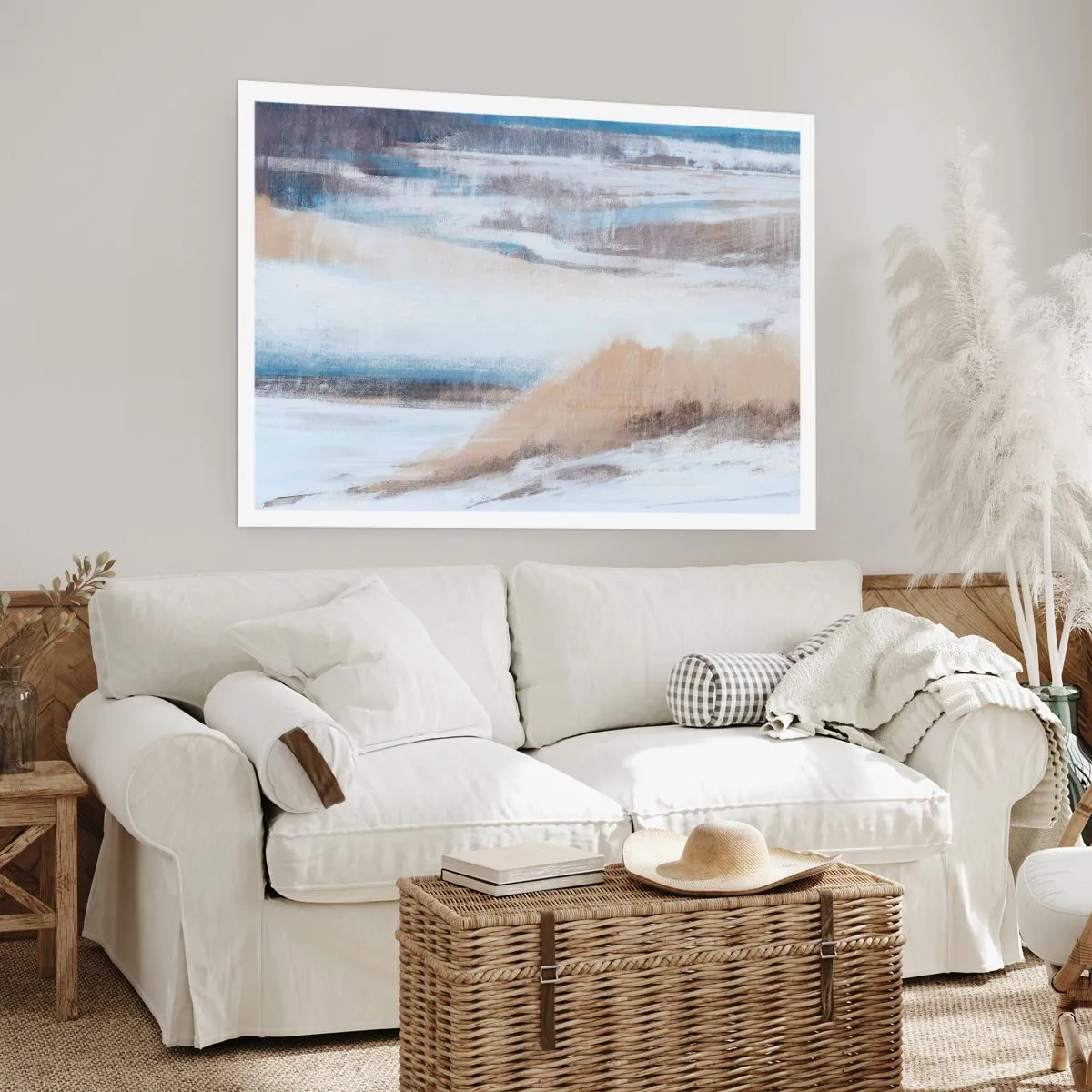 Poster - Winterse compositie - 91x61 cm