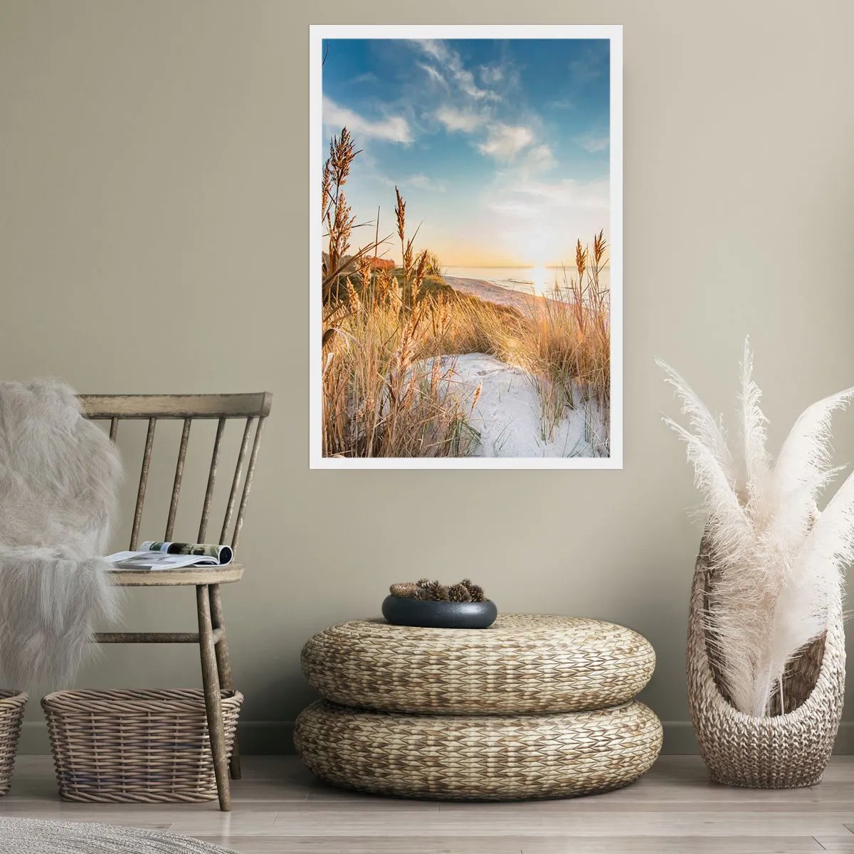 Poster - Noord strand - 70x100 cm