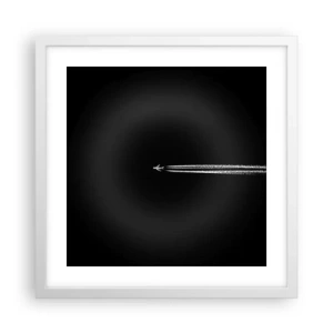 Poster in een witte lijst - Naar een andere dimensie - 40x40 cm
