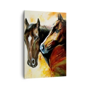 Schilderen op canvas - Twee keer zo sierlijk - 70x100 cm