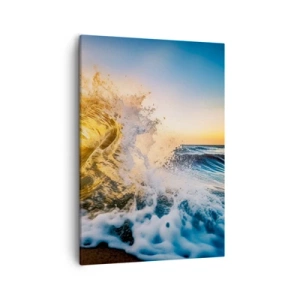 Schilderen op canvas - Plezier in het zand - 50x70 cm